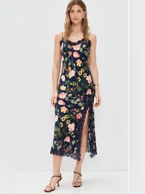 CARA CARA-NWT-GRENADA MAXI FLORAL DRESS- SIZE XS